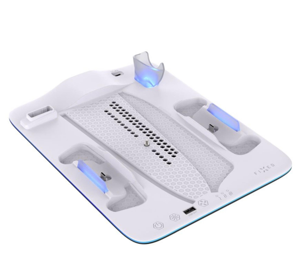 FIXED Docking Station do PlayStation 5 (Pro/Slim), black and white - 1484725 - zdjęcie